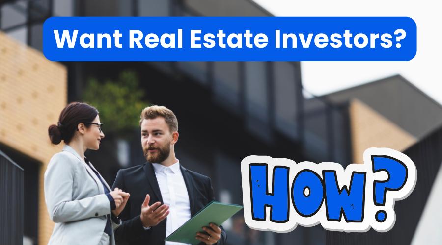 this is the image of the article which is about how realtors can attract investor clients.
