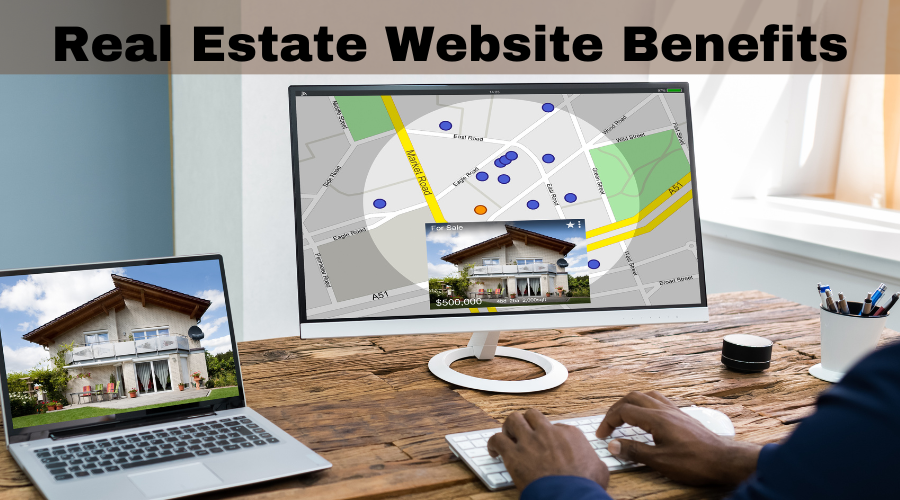 this is the  image of the article why real estate needs tech experts? this image is under the content of the benefits of real estate websites.