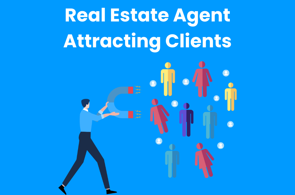 this is the image of the article that describes how real estate agent finds clients